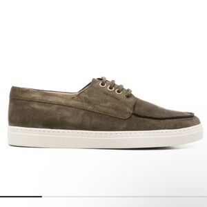 Stuart Weitzman suede derby shoes. New